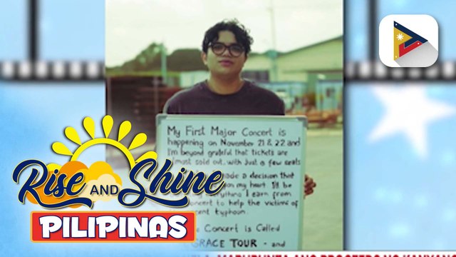 TALK BIZ | Singer-songwriter Dionela, mapupunta ang proceeds ng kanyang Grace Tour sa mga naapektuhan ng Bagyong #TinoPH at #UwanPH