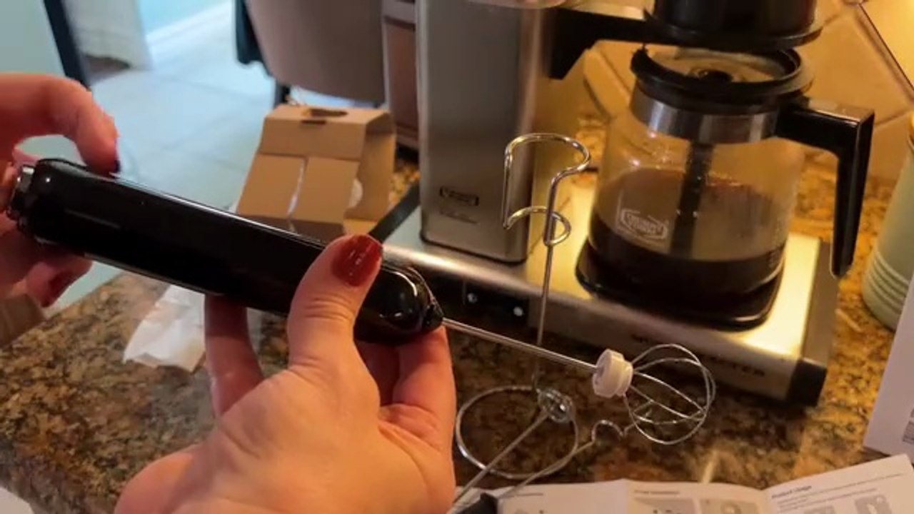 Best Milk Frother Review: InstaWhisk Variable Speed Rechargeable Coffee Frother Wand!