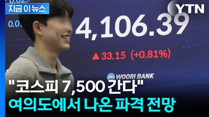 "강세장 지속시 코스피 7,500 도달" 파격전망...과거 사례 봤더니 '깜짝' [굿모닝경제] / YTN