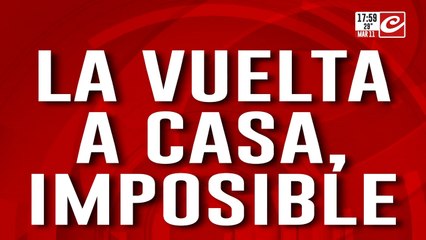 Caos en la vuelta a casa: el descarrilamiento del Sarmiento colapsó los transportes