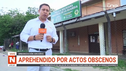 APREHENDIDO POR ACTOS OBSCENOS