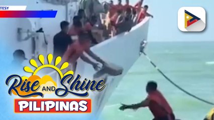 Nasa 10,000 family food packs mula sa DSWD, inihatid ng BRP Teresa Magbanua sa Virac, Catanduanes