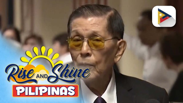 Chief Presidential Legal Counsel Juan Ponce Enrile, nananatili sa ICU | ulat ni Gab Villegas