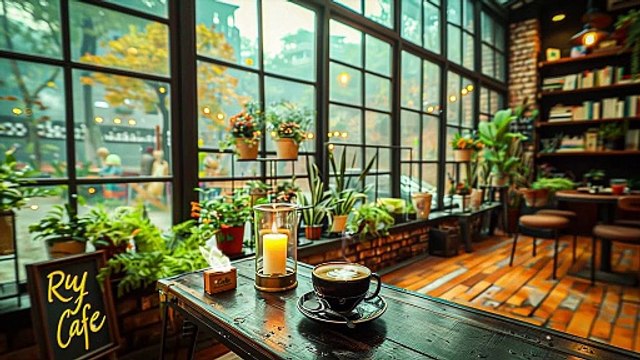 Stress Relief by Relaxing Jazz Music ☕ Relaxing with Calm Jazz Instrumental Music for Happy Mood