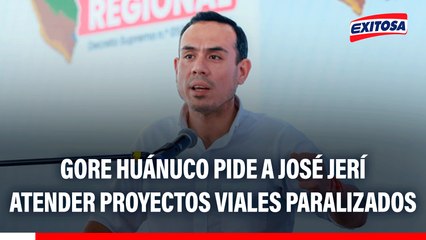 José Jerí inicia gira nacional en Huánuco: Gobernador pide atender proyectos viales paralizados