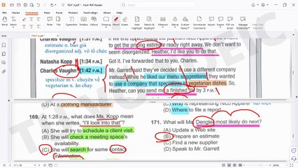 GIẢI CHI TIẾT ĐỀ YBM TOEIC READING 2025 HÀN QUỐC MỚI NHẤT TEST 3 PART 7