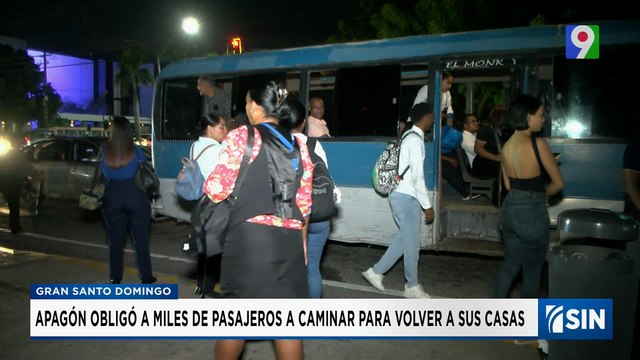 Dominicanos caminan a sus casas tras apagón masivo | Emisión Estelar SIN con Alicia Ortega