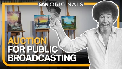 Bob Ross paintings auction aims to raise money for public television