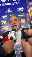 Julio Casares fala sobre situação de Oscar no São Paulo