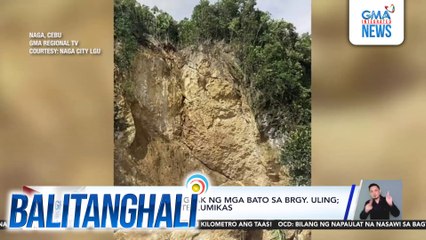 4, sugatan sa pagbagsak ng mga bato sa Brgy. Uling; mahigit 600 residente, lumikas | Balitanghali