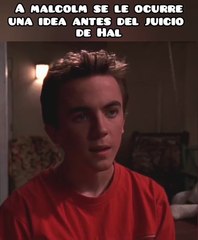 a malcom se le ocurre una idea antes del juicio de hal