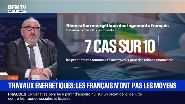 BFM Conso : Travaux énergétiques, les Français n'ont pas les moyens - 12/11