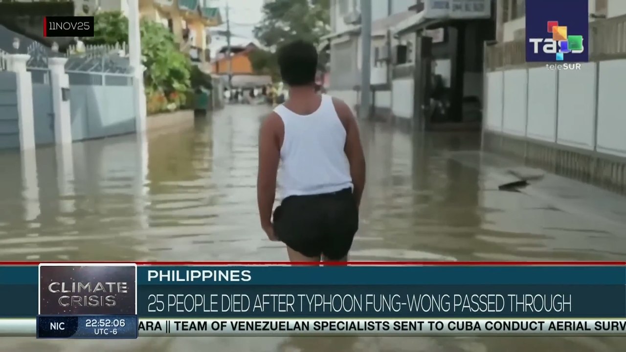 Philippines: 25 people died after typhoon Fung-Wong passed through