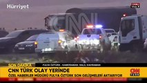 Askeri kargo uçağı Gürcistan'da düştü... CNN olay yerinde
