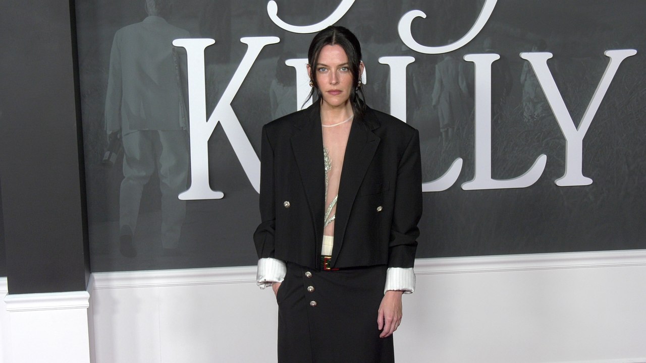 Riley Keough attends the red carpet premiere of Netflix's "Jay Kelly" in Los Angeles