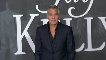George Clooney attends the red carpet premiere of Netflix's "Jay Kelly" in Los Angeles