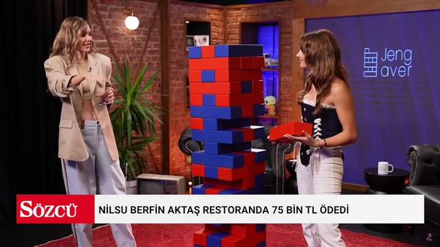 Nilsu Berfin Aktaş restoranda 75 bin TL ödedi
