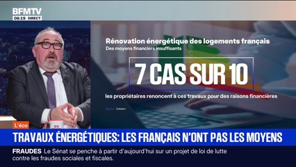 Travaux énergétiques: dans 7 cas sur 10, les propriétaires renoncent pour des raisons financières