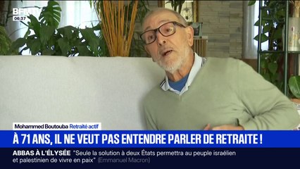 "Je veux rester au travail": à 71 ans, Mohammed refuse de partir à la retraite
