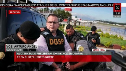 Javier Duarte podría obtener su libertad anticipada en próximas horas