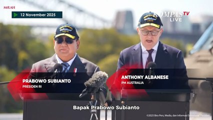 [FULL] Pernyataan PM Albanese & Prabowo di atas Kapal HMAS Canberra: Bakal Teken Perjanjian Baru!