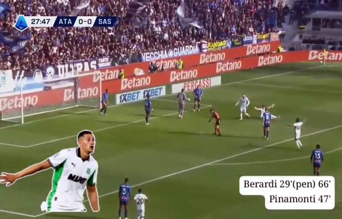 Atalanta 0️⃣vs3️⃣ Sassuolo   Series A jornada 11 (2025/26)