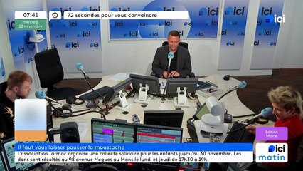 72 secondes pour convaincre les Sarthois de se laisser pousser la moustache en novembre