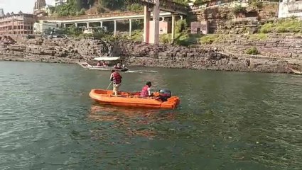 ओंकारेश्वर में हादसा, ब्रह्मपुरी घाट पर डूबे मथुरा के दो युवक