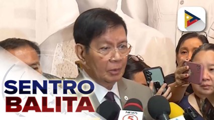 Pagkupkop ng Senado kay Sen. Dela Rosa, limitado lang ayon kay Sen. Lacson | ulat ni Daniel Manalastas