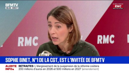"Il n'y a jamais eu un budget pour les hôpitaux aussi catastrophique", estime Sophie Binet