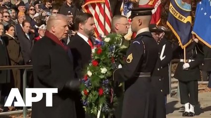 Veterans Day: Trump Lays Wreath at Tomb of the Unknown Soldier | APT