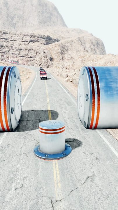 Realistic BeamNG Drive car crash physics. Watch in