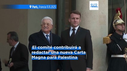 Macron y Abás anuncian "un comité conjunto" para redactar la Constitución del Estado de Palestina
