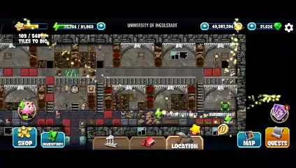 UNIVERSITY of Ingolstadt, Diggy's Adventure, FRANKENSTEIN, Tasks of the Story only.