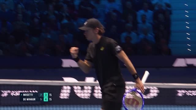 Finales ATP - Musetti vient à bout de De Minaur
