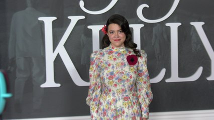 Grace Edwards attends the red carpet premiere of Netflix's "Jay Kelly" in Los Angeles