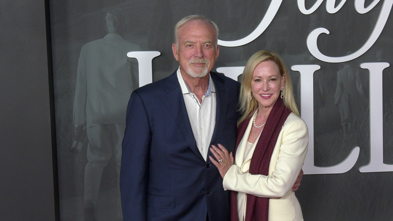 James Keach and Nancy Lynn Keach attend the red carpet premiere of Netflix's "Jay Kelly" in Los Angeles