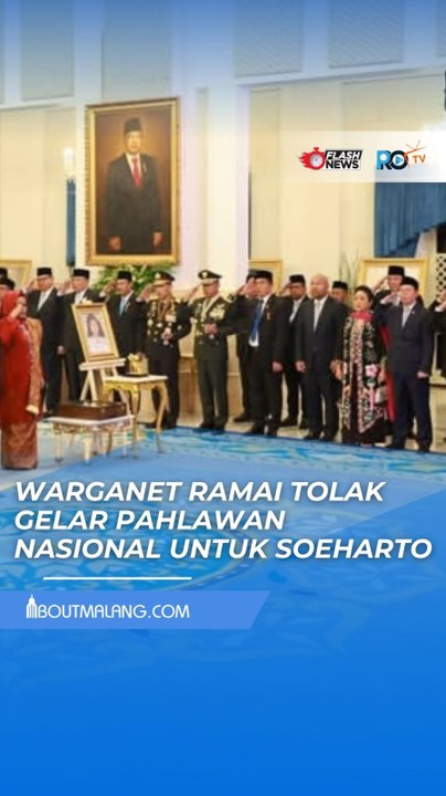 KEPUTUSAN PRABOWO ANUGERAHI SOEHARTO GELAR PAHLAWAN NASIONAL TUAI REAKSI PENOLAKAN
