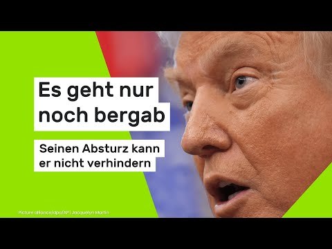 Es geht nur noch bergab - seinen Absturz kann er nicht verhindern