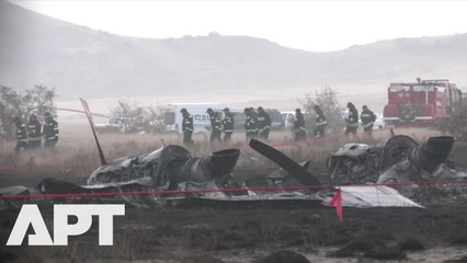 WATCH | Turkish Cargo Plane Corkscrews Into Flames Over Border | APT