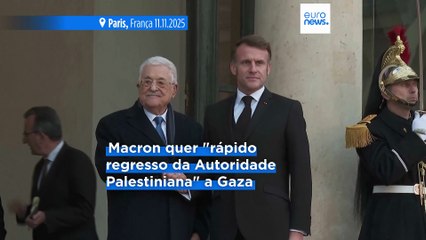 Macron e Abbas anunciam "comité conjunto" para redigir a Constituição do Estado da Palestina