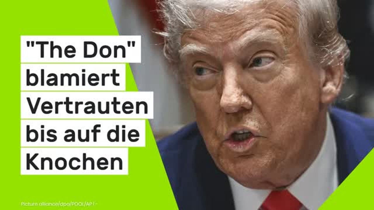 Donald Trump: 'The Don' blamiert Vertrauten im Weißen Haus bis auf die Knochen
