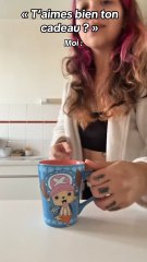 Quand t’aimes trop ton cadeau 😭