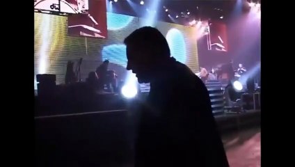 Johnny Hallyday – Répétitions au Zénith de Caen (26 octobre 2003)
