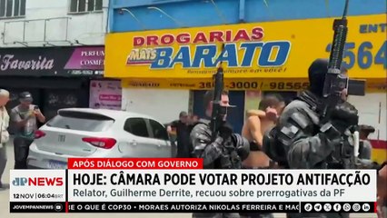 Câmara pode votar PL Antifacção nesta quarta (12)