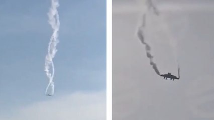 Video: Turkish military plane crashes in Georgia, kills 20 onboard