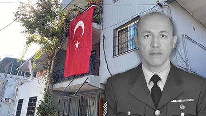 Şehit astsubayın İzmir'deki babaevinde yas