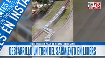 Tren del Ferrocarril Sarmiento descarrila y deja a varias personas heridas