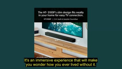 Sony HTS100F Soundbar Review: Ultimate TV Sound Upgrade!