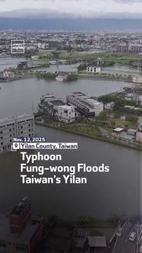 Typhoon Fung-wong Floods Taiwan’s Yilan